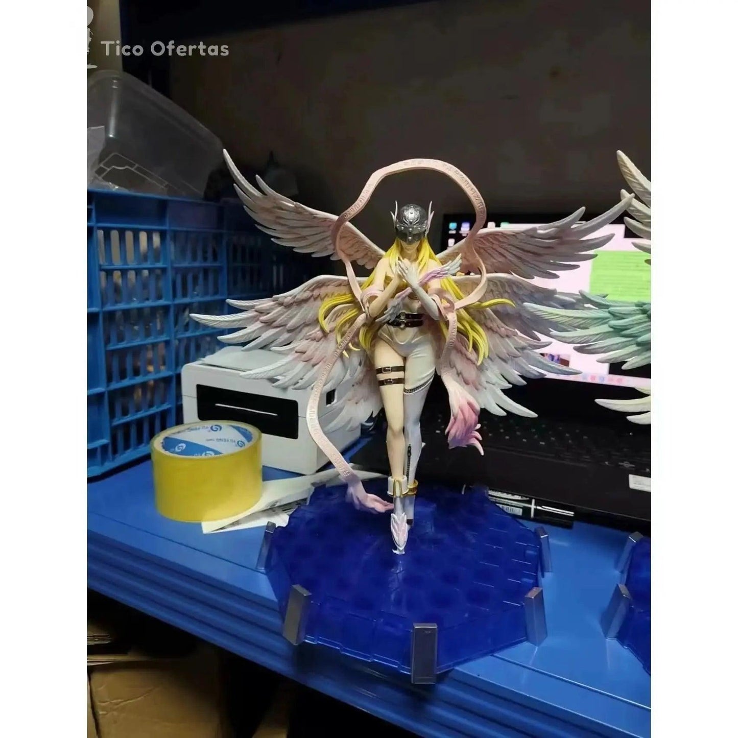 Dark Slate Gray Digimon GK Angewomon - Templo de la Luna | Figura Celestial | Tico Ofertas Costa Rica