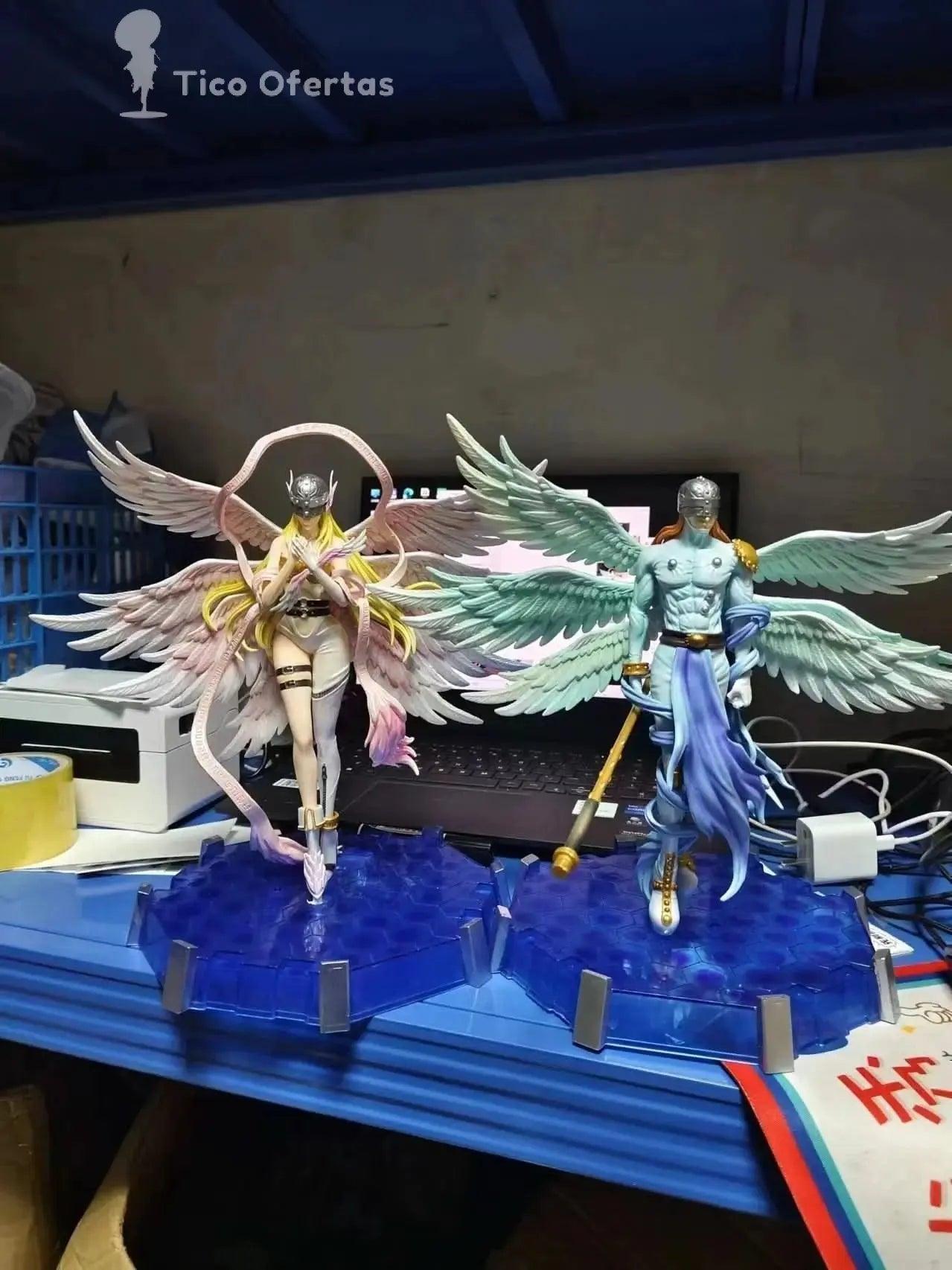 Dark Slate Gray Digimon GK Angewomon - Templo de la Luna | Figura Celestial | Tico Ofertas Costa Rica