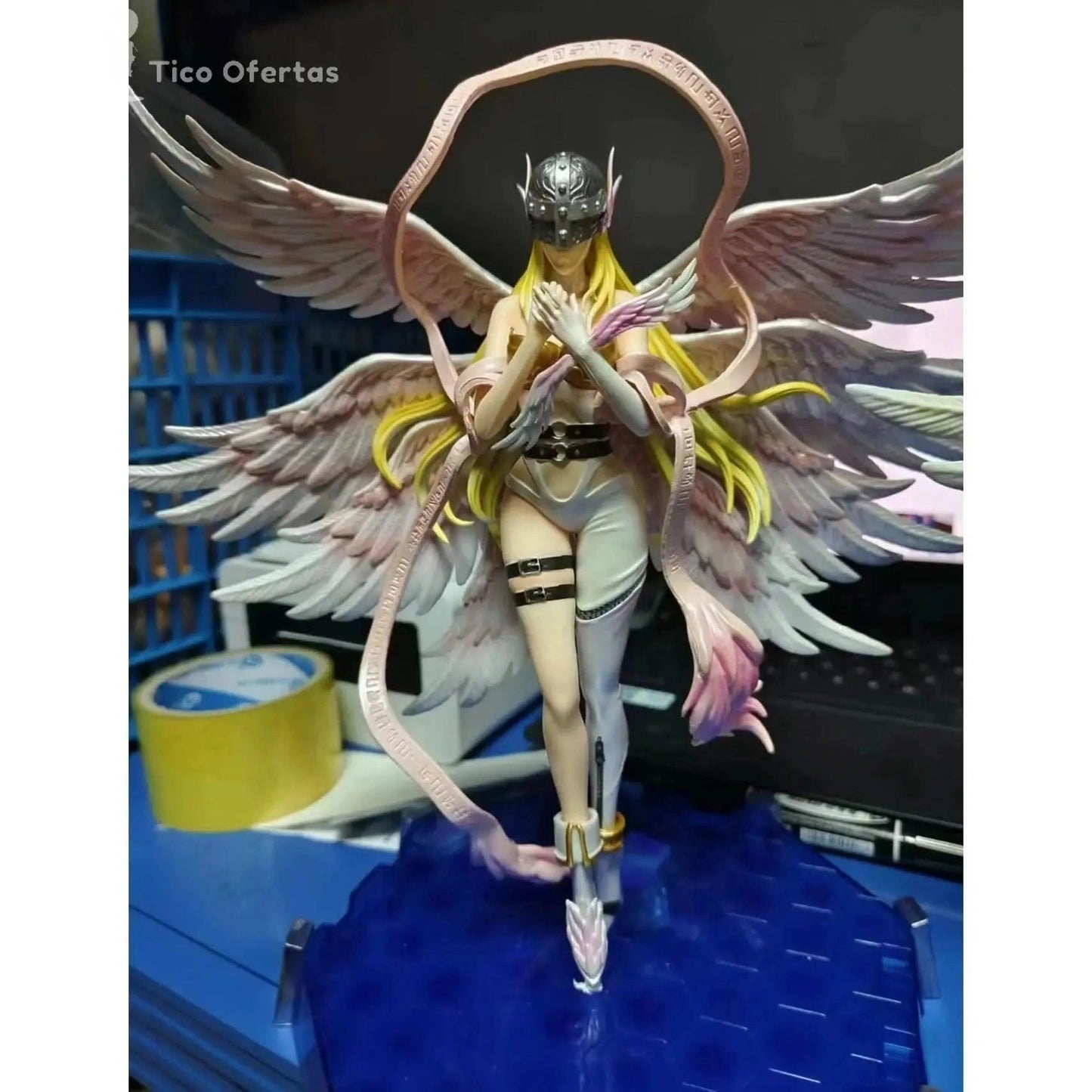 Dark Slate Gray Digimon GK Angewomon - Templo de la Luna | Figura Celestial | Tico Ofertas Costa Rica
