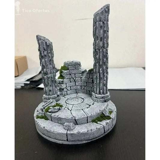 Light Gray Dioramas Personalizados de Saint Seiya Myth Cloth a del Altar Dorado Personalizado para Caballeros del Zodiaco