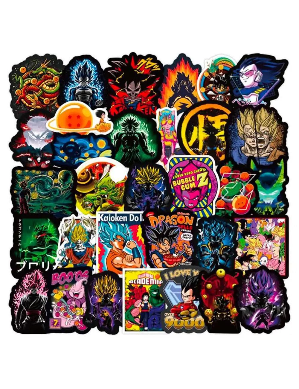 Dark Salmon Dragon Ball Stickers