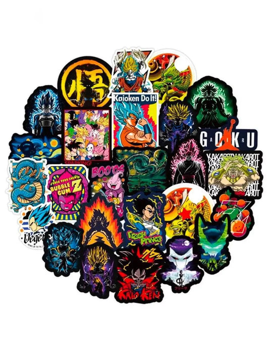 Tan Dragon Ball Stickers