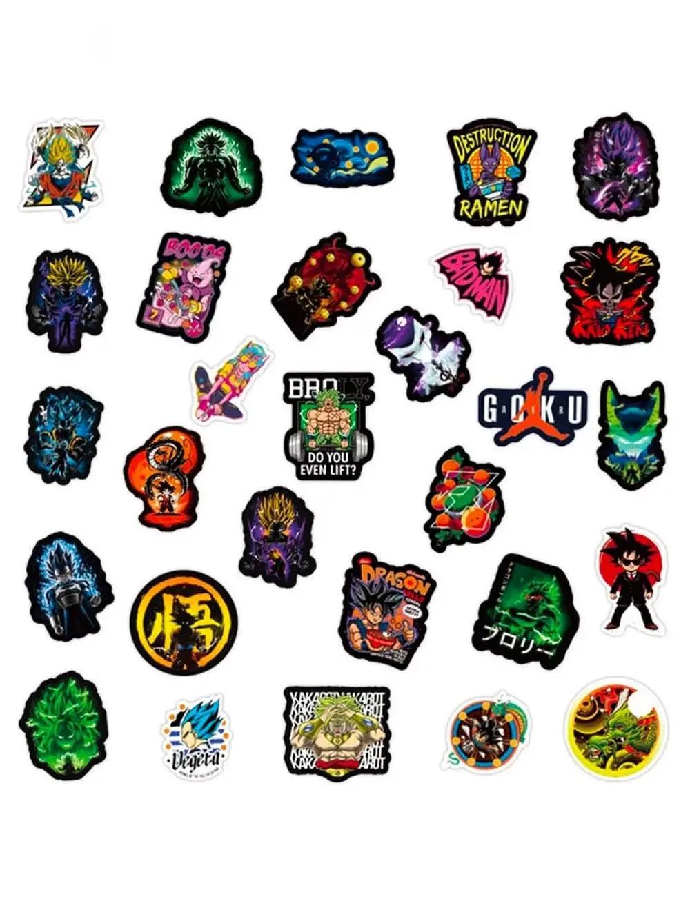 Wheat Dragon Ball Stickers