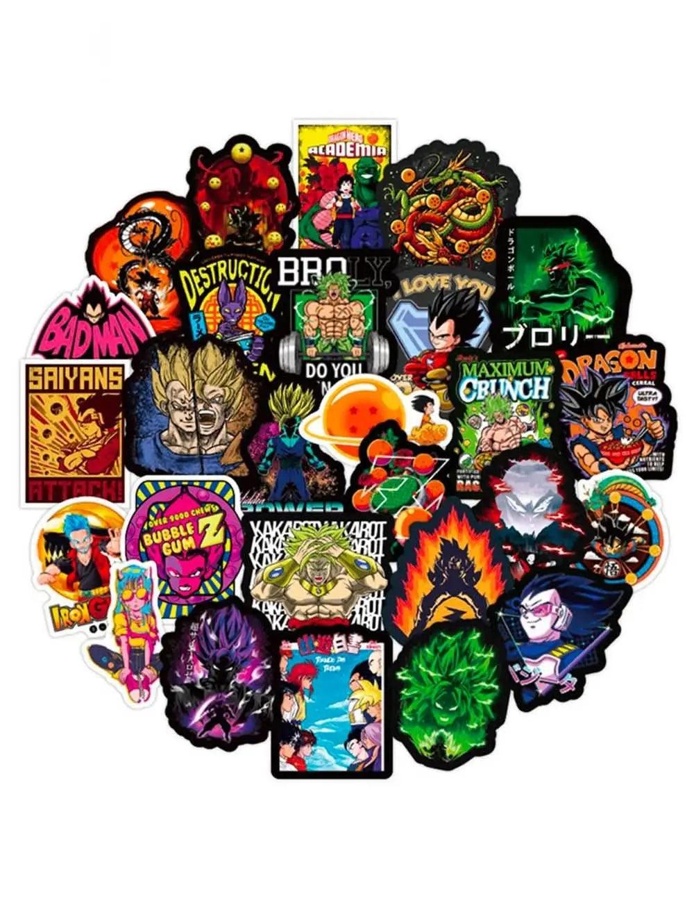 Tan Dragon Ball Stickers
