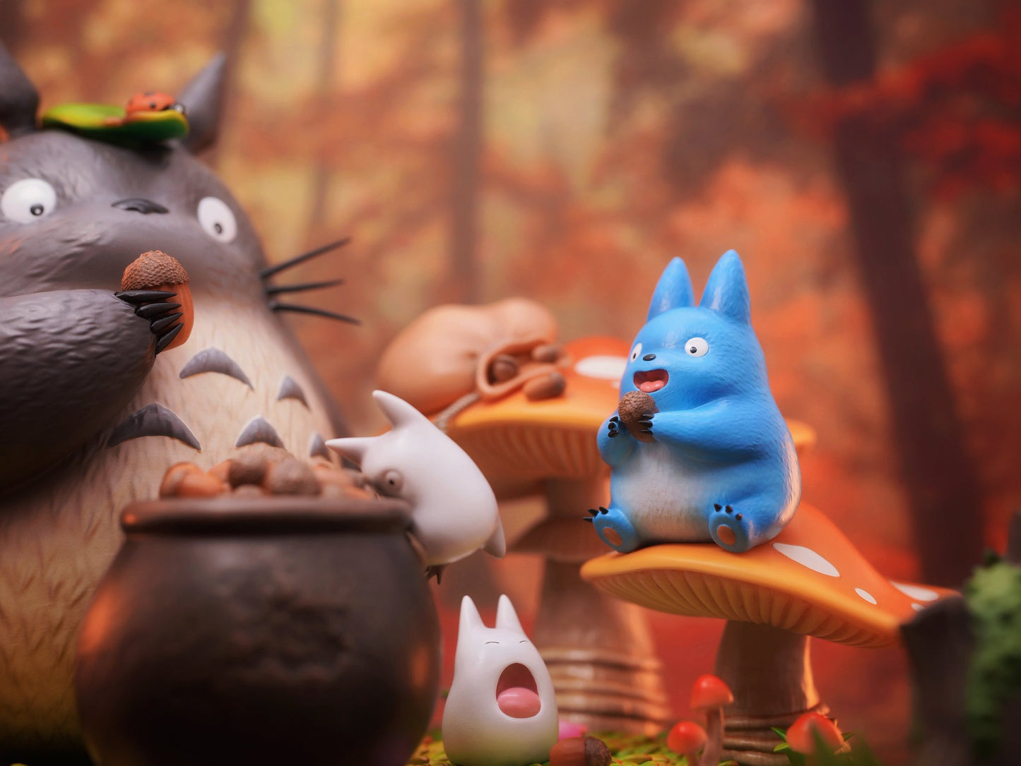 Sienna Figura My Neighbor Totoro | Long Miao Studio | tienda figuras studios ghibli | Tico Ofertas