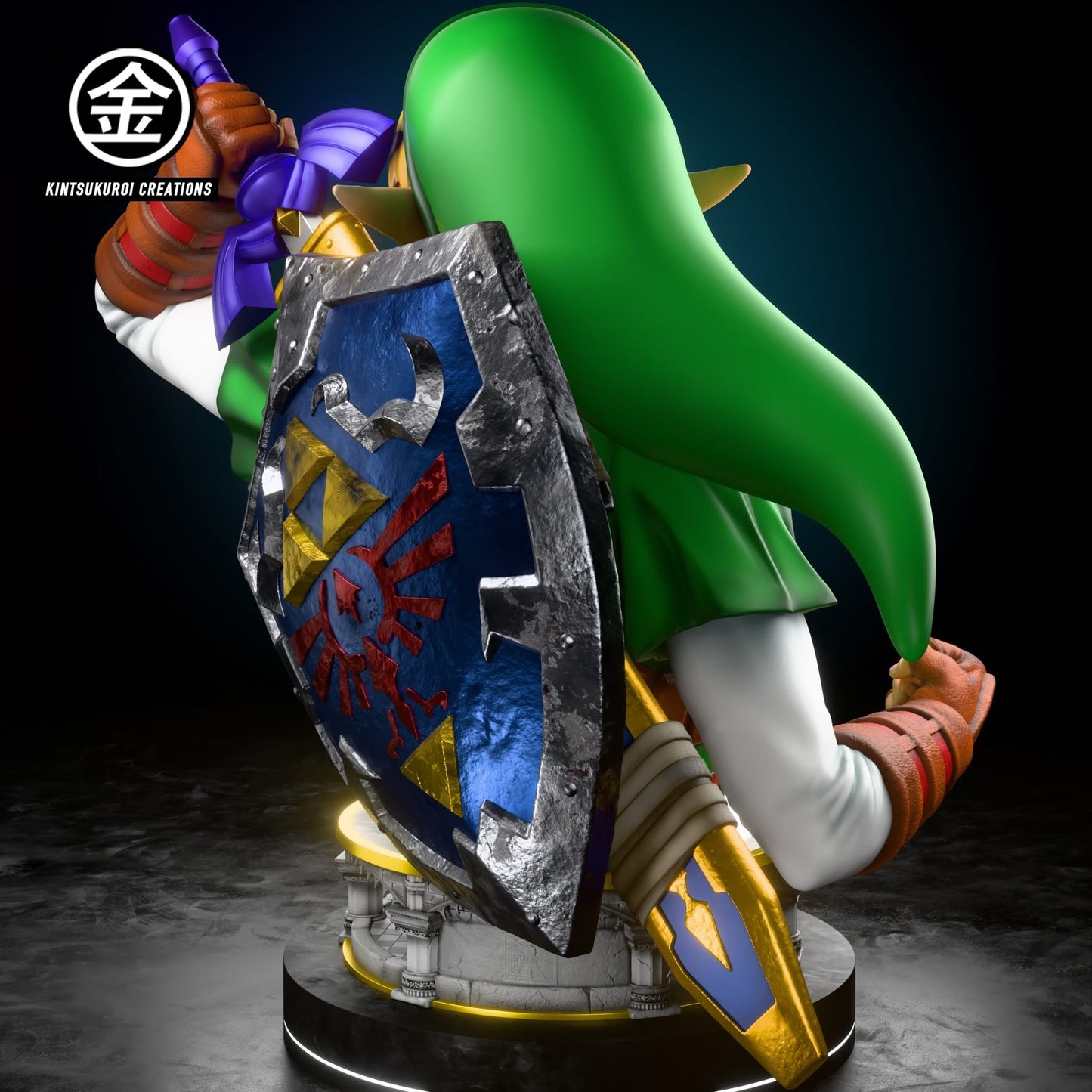 Black Estatuilla The Legend of Zelda | Adult Link & Dark Link | Tienda Anime | Bust 1/2 & 1/1 | Tico Ofertas