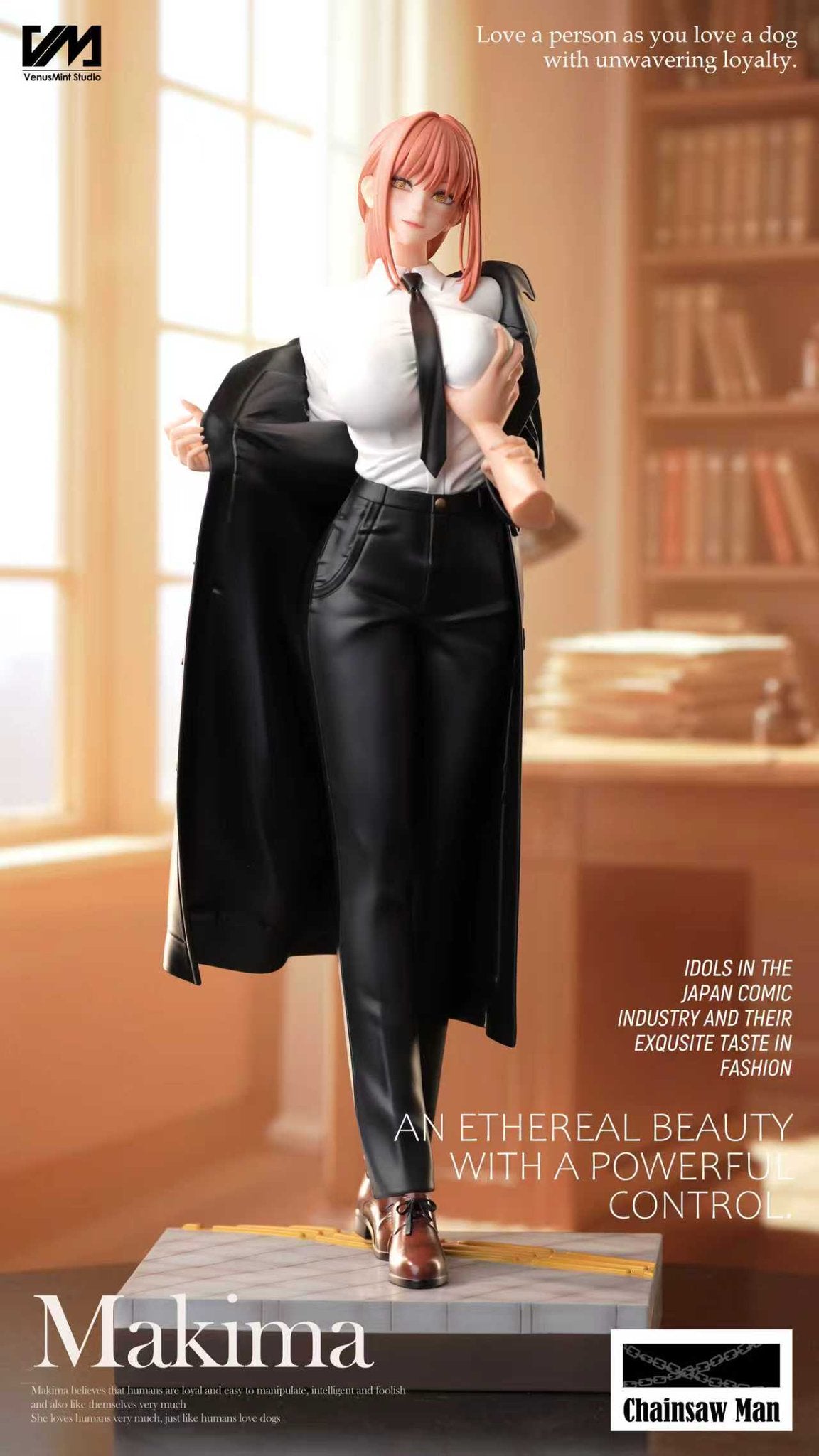 Sienna Estatuilla Makima x Reze 1/4 GK Statue – Venus Mint Studio | Figura Chainsaw Man | Tico Ofertas Tienda Anime Costa Rica