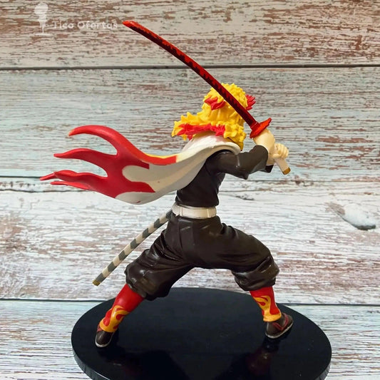 Figura Anime Demon Slayer Rengoku Kyoujurou - PVC Fighting Kimetsu No Yaiba | Figuras Anime Costa Rica, Modelo Coleccionable y Regalo para Niños Tico Ofertas