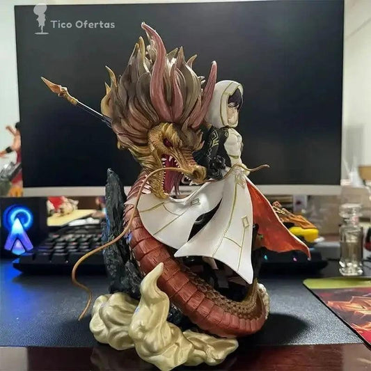 Dark Slate Gray Figura Anime Genshin Impact 27CM - Zhongli, Rock King Emperor Morax | Figuras Anime Costa Rica, Modelo de Colección PVC, Juguete de Acción y Regalo