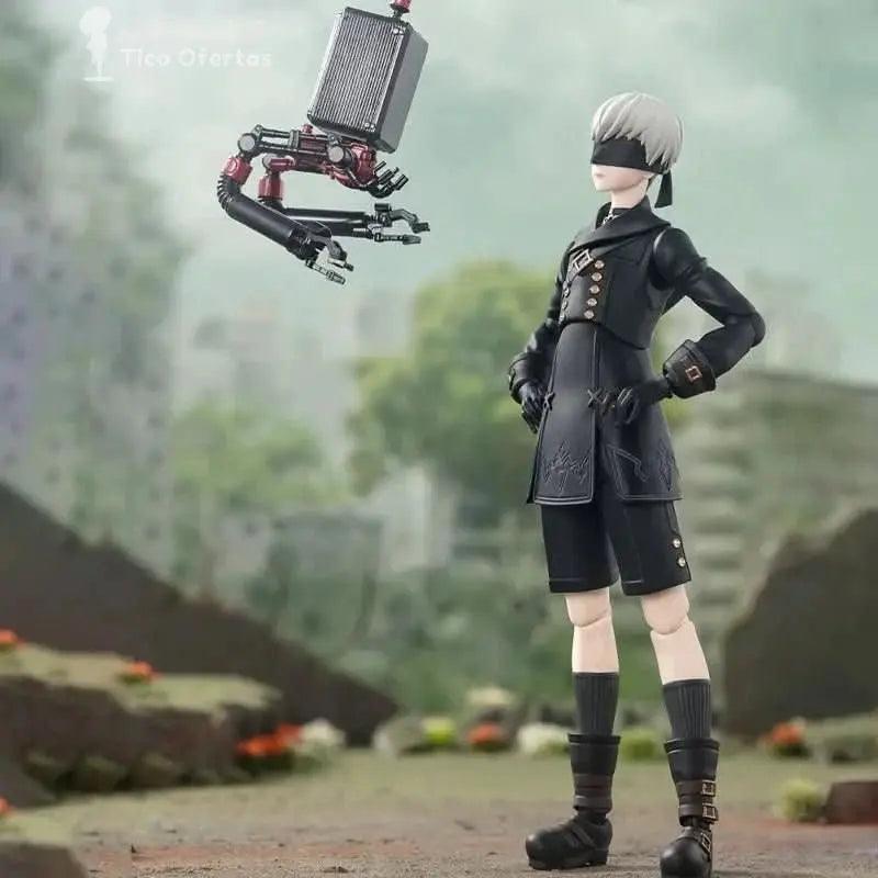 Dark Sea Green Figura Anime Nier: Automata 2B - Bandai S.H.Figuarts Original | Figuras Anime Costa Rica, Modelo de Acción SHF, Juguete Terminado y Regalo para Niños