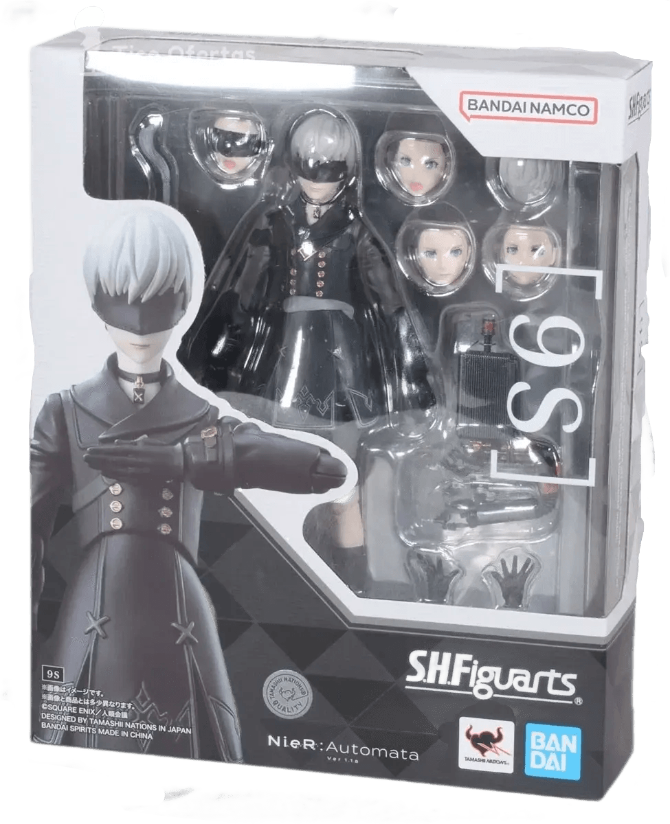 Dim Gray Figura Anime Nier: Automata 2B - Bandai S.H.Figuarts Original | Figuras Anime Costa Rica, Modelo de Acción SHF, Juguete Terminado y Regalo para Niños