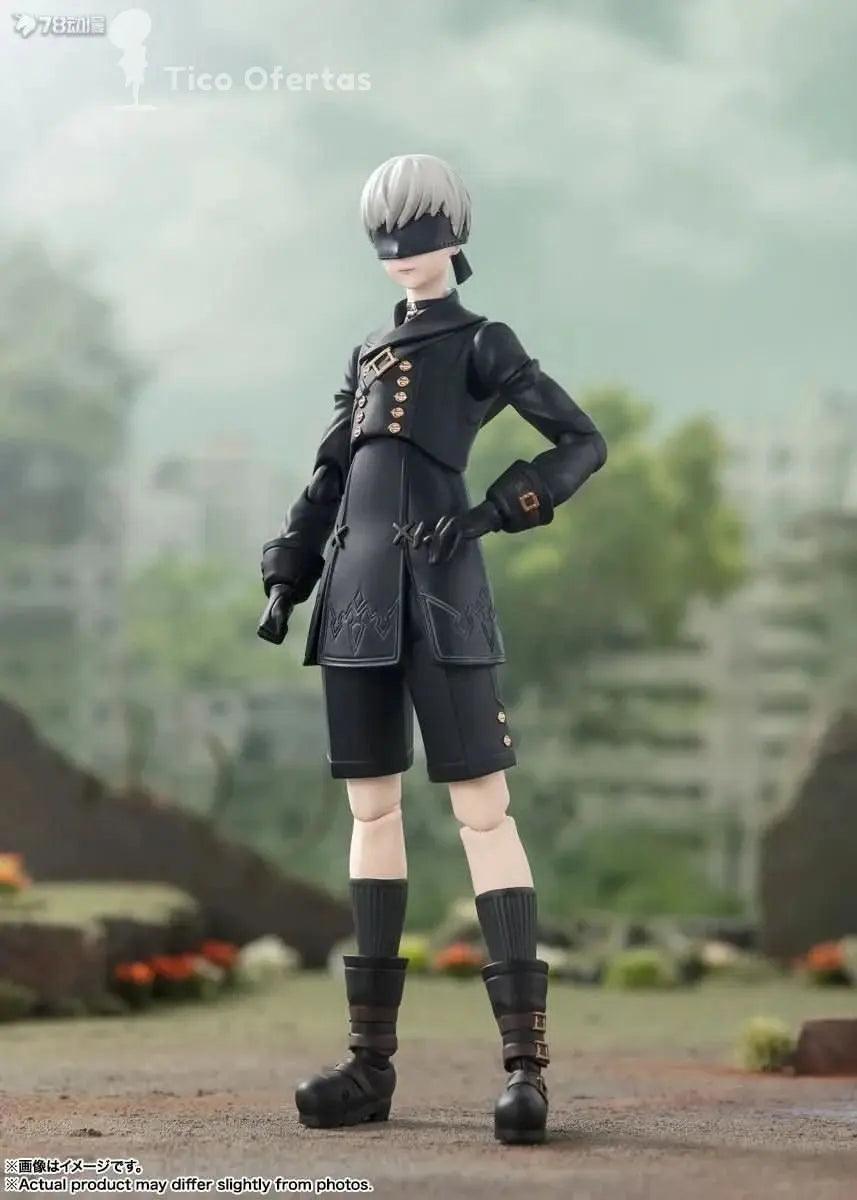 Light Slate Gray Figura Anime Nier: Automata 2B - Bandai S.H.Figuarts Original | Figuras Anime Costa Rica, Modelo de Acción SHF, Juguete Terminado y Regalo para Niños