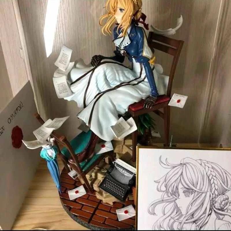 Dim Gray Figura Anime Violet Evergarden - Action Figure GK Acrílico PVC | Tienda Anime Costa Rica - Tico Ofertas