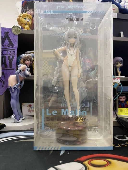 Dark Gray Figura Azur Lane Le Malin Bunny Girl  PVC 1/7 - ¡Regalo Perfecto para Fans de Anime!