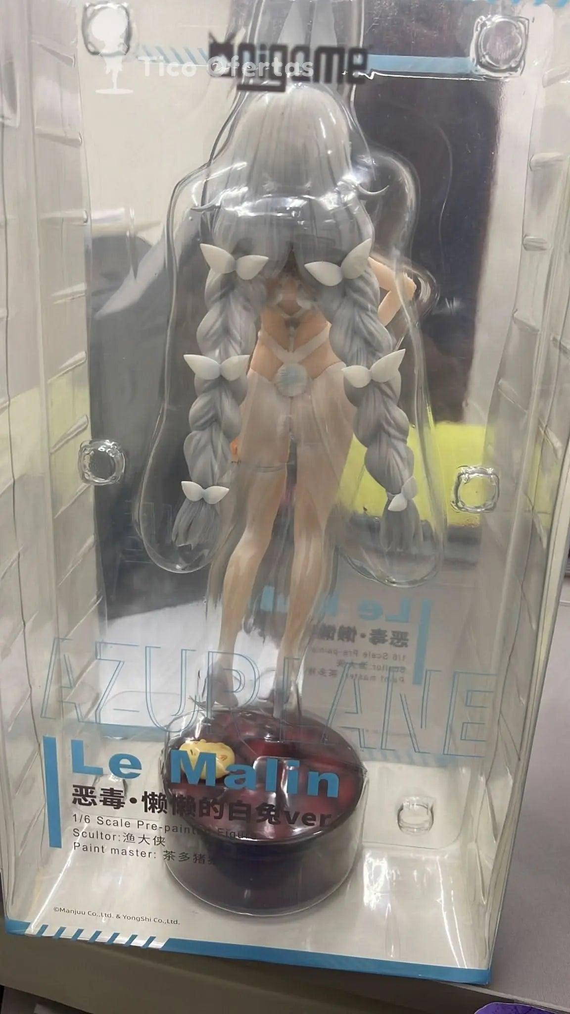 Light Slate Gray Figura Azur Lane Le Malin Bunny Girl PVC 1/7 - ¡Regalo Perfecto para Fans de Anime!