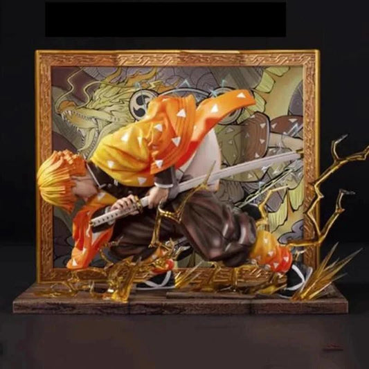 Black Figura Demon Slayer: Agatsuma Zenitsu | 24CM PVC | Tico Ofertas Costa Rica