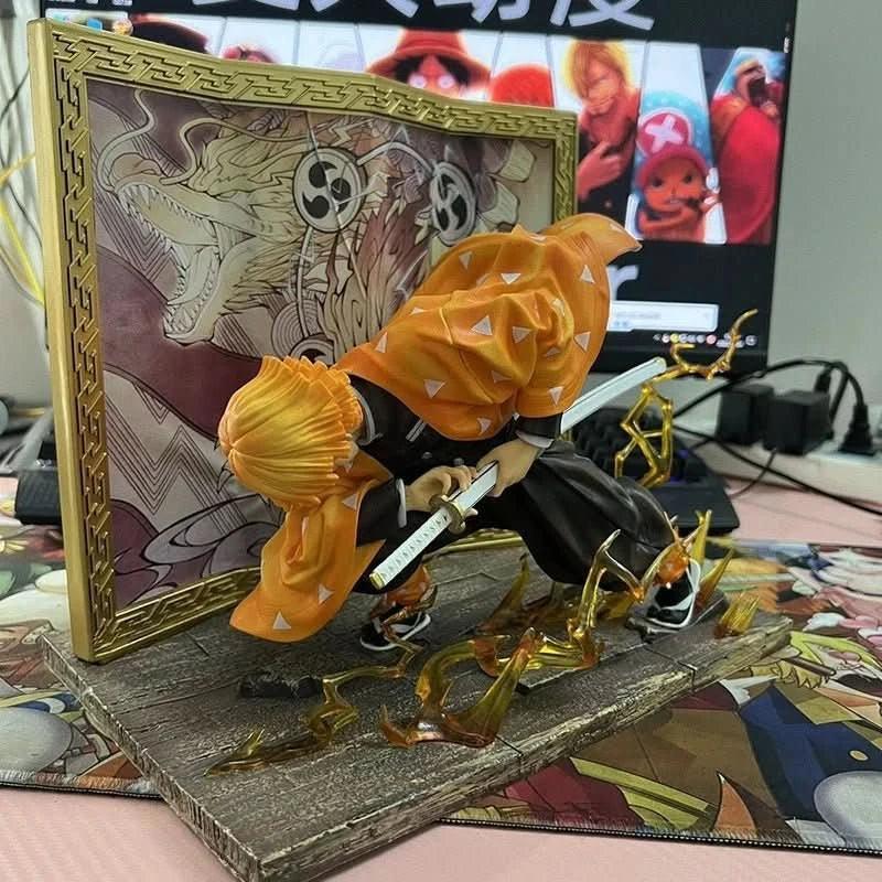 Dim Gray Figura Demon Slayer: Agatsuma Zenitsu | 24CM PVC | Tico Ofertas Costa Rica
