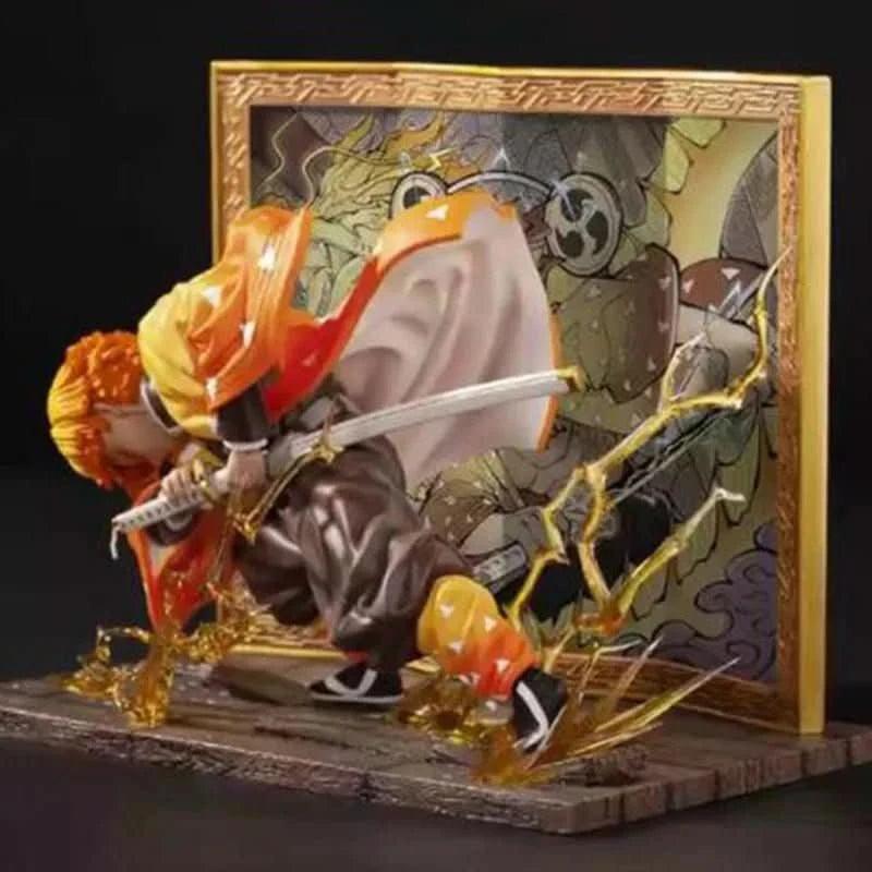 Dark Slate Gray Figura Demon Slayer: Agatsuma Zenitsu | 24CM PVC | Tico Ofertas Costa Rica