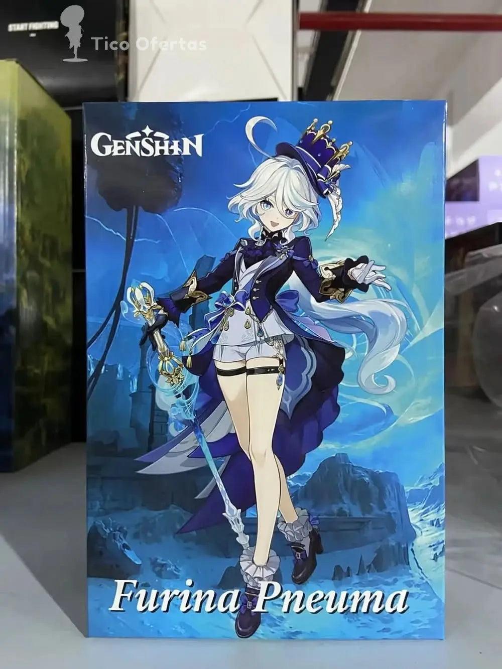 Figura Furina 23cm Genshin Impact - Focalors PVC | Figuras Anime Costa Rica, Juguete de Colección y Regalo de Cumpleaños - Tico Ofertas