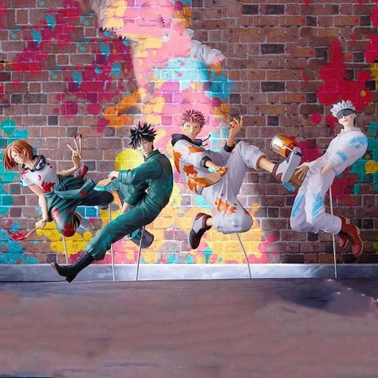 Dim Gray Figura Jujutsu Kaisen Graffiti Battle - Fushiguro Megumi & Kugisaki Nobara PVC 16CM | Tico Ofertas Costa Rica