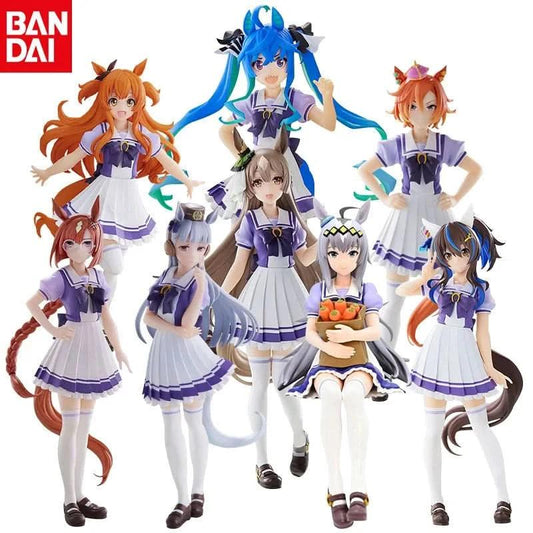 Light Gray Figura Movible Bandai FuRyu Jockey Girl - Twin Turbo, Oguri Hat, y Sun God | Coleccionable y Regalo en Costa Rica