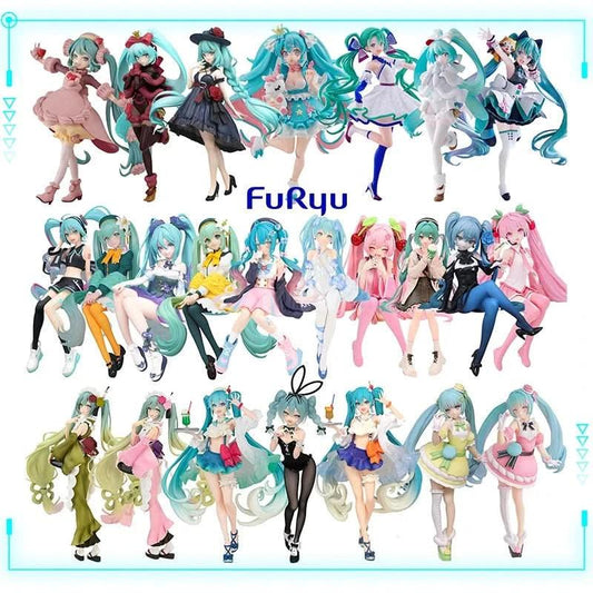 Light Gray Figura Original FuRyu Hatsune Miku todos los estilos - SweetSweets Macaroon Ver. 21cm | Modelo de Colección y Regalo en Costa Rica