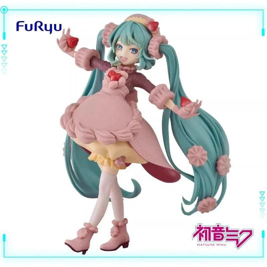 Light Gray Figura Original FuRyu Hatsune Miku todos los estilos - SweetSweets Macaroon Ver. 21cm | Modelo de Colección y Regalo en Costa Rica