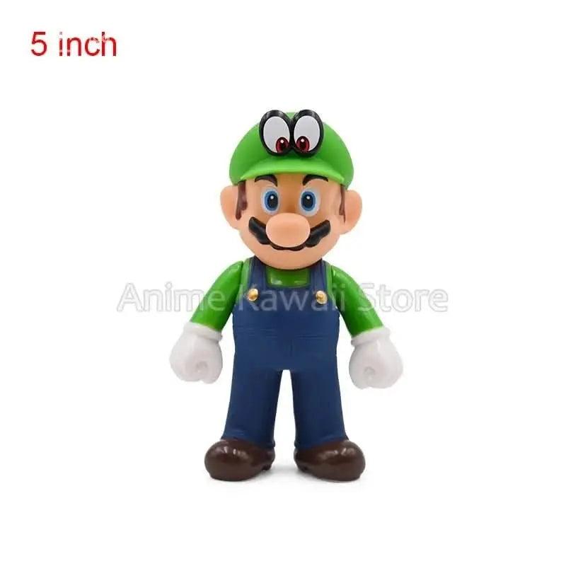 Light Gray Figura de Acción Anime Super Mario 5” - Luigi | Figuras Anime Costa Rica, Juguete de Cosplay y Regalo para Niños y Cumpleaños