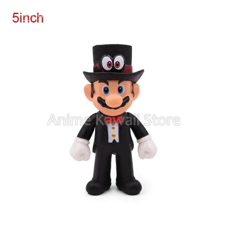 Dark Slate Gray Figura de Acción Anime Super Mario 5” - Luigi | Figuras Anime Costa Rica, Juguete de Cosplay y Regalo para Niños y Cumpleaños