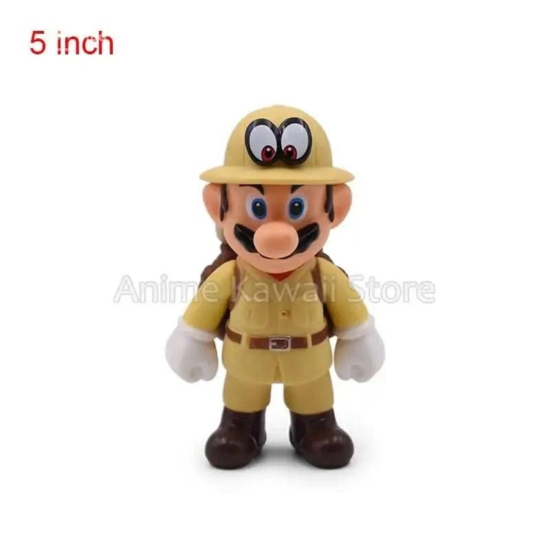 Dark Khaki Figura de Acción Anime Super Mario 5” - Luigi | Figuras Anime Costa Rica, Juguete de Cosplay y Regalo para Niños y Cumpleaños