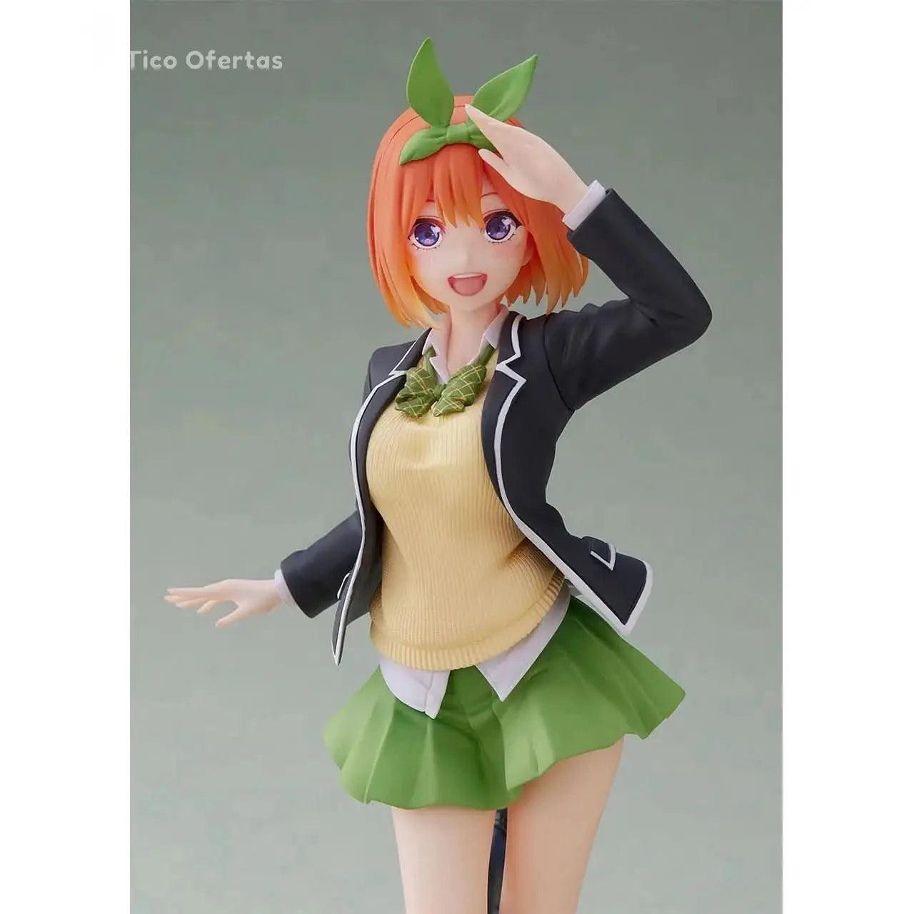 Dark Gray Figura de Acción Original TAITO Quintessential Quintuplets - Nakano Ichika, Nino, Miku, Yotsuba e Itsuki en Uniforme | Modelo PVC en Costa Rica