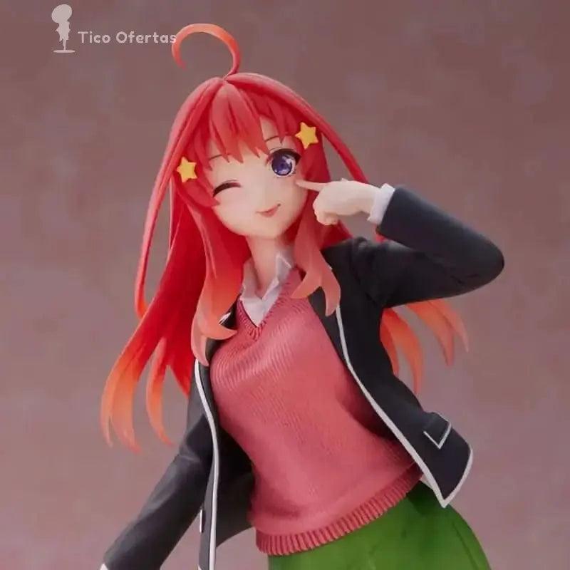 Dim Gray Figura de Acción Original TAITO Quintessential Quintuplets - Nakano Ichika, Nino, Miku, Yotsuba e Itsuki en Uniforme | Modelo PVC en Costa Rica