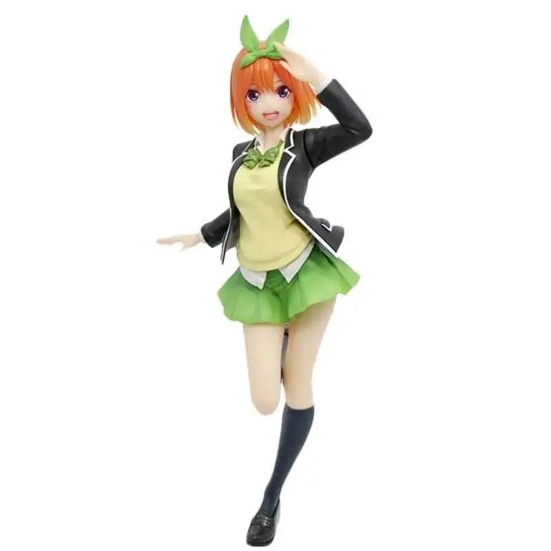 Tan Figura de Acción Original TAITO Quintessential Quintuplets - Nakano Ichika, Nino, Miku, Yotsuba e Itsuki en Uniforme | Modelo PVC en Costa Rica