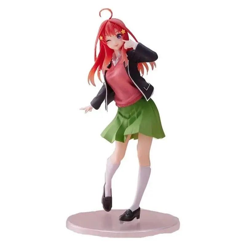 Gray Figura de Acción Original TAITO Quintessential Quintuplets - Nakano Ichika, Nino, Miku, Yotsuba e Itsuki en Uniforme | Modelo PVC en Costa Rica