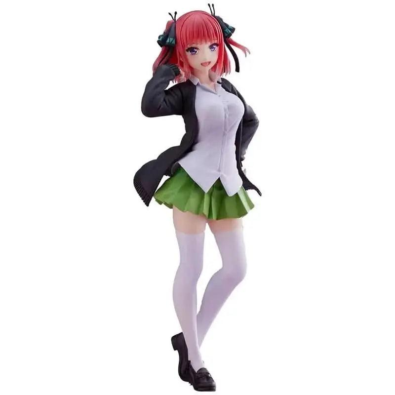 Gray Figura de Acción Original TAITO Quintessential Quintuplets - Nakano Ichika, Nino, Miku, Yotsuba e Itsuki en Uniforme | Modelo PVC en Costa Rica
