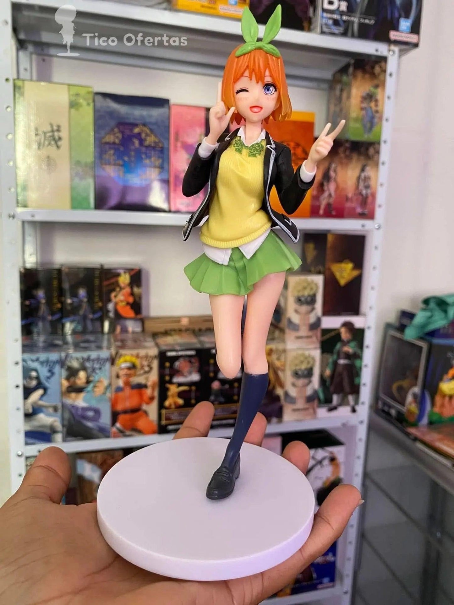 Dark Gray Figura de Acción Original TAITO Quintessential Quintuplets - Nakano Ichika, Nino, Miku, Yotsuba e Itsuki en Uniforme | Modelo PVC en Costa Rica