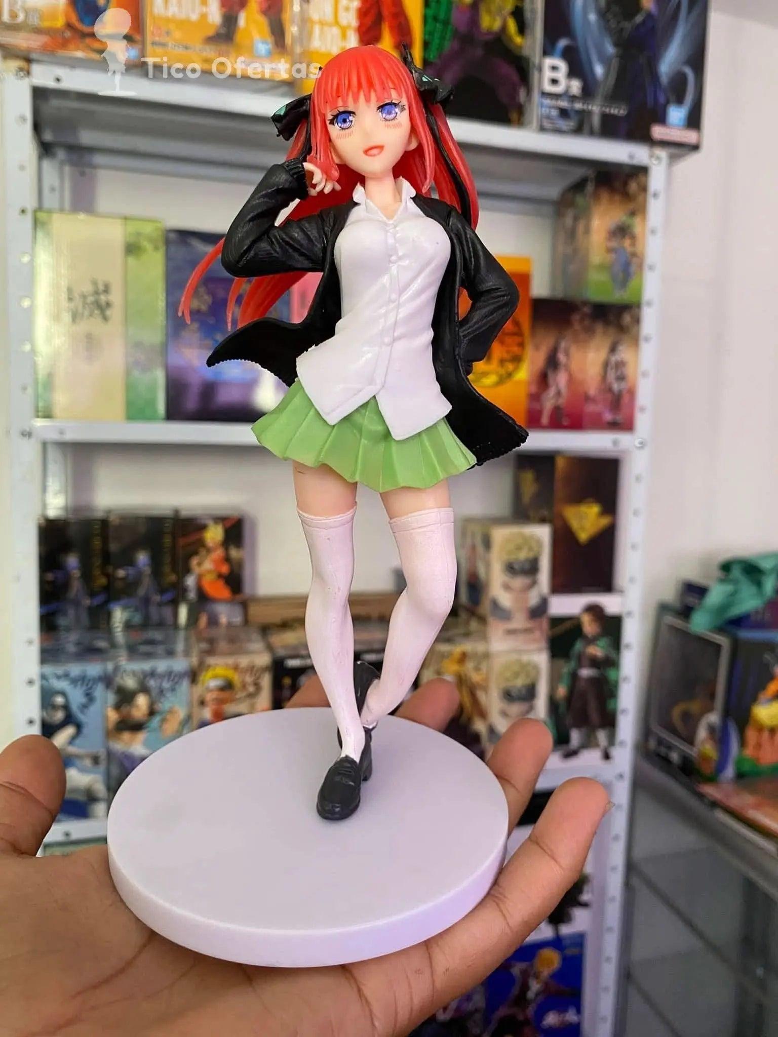 Dark Gray Figura de Acción Original TAITO Quintessential Quintuplets - Nakano Ichika, Nino, Miku, Yotsuba e Itsuki en Uniforme | Modelo PVC en Costa Rica
