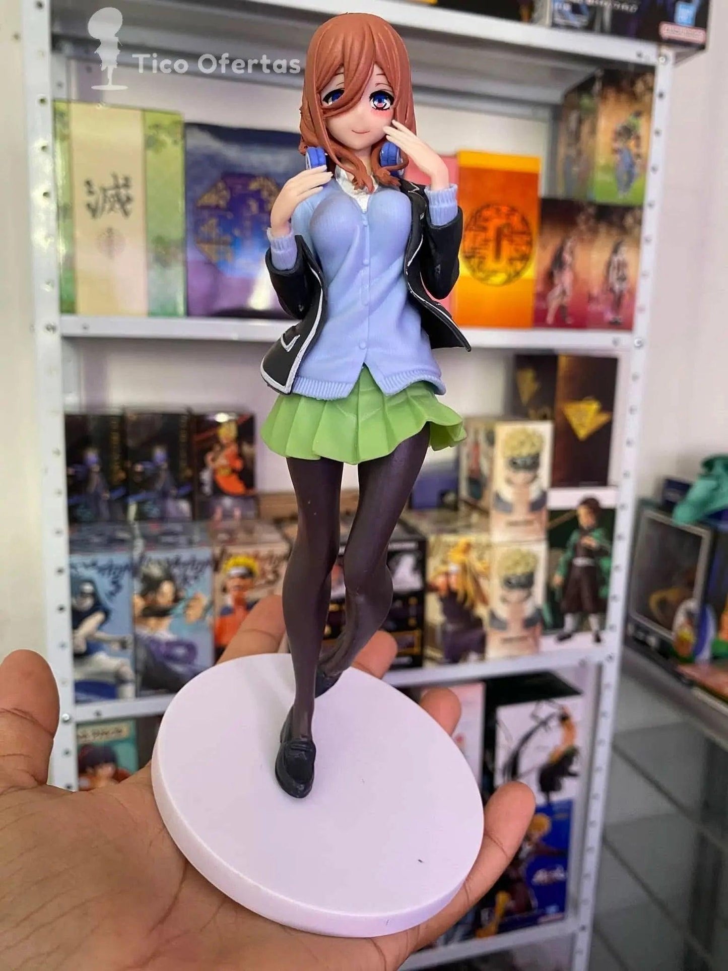 Dark Gray Figura de Acción Original TAITO Quintessential Quintuplets - Nakano Ichika, Nino, Miku, Yotsuba e Itsuki en Uniforme | Modelo PVC en Costa Rica