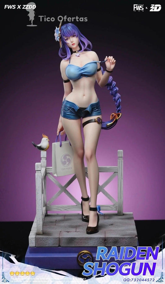 Dark Slate Gray Figura Genshin Impact Raiden Shogun  Tienda Anime costa rica