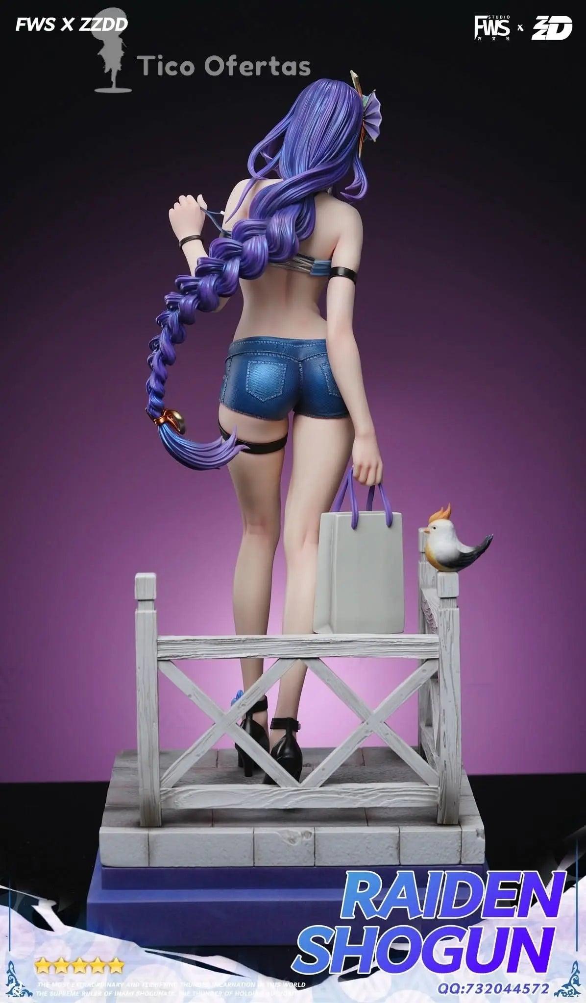 Dark Slate Gray Figura Genshin Impact Raiden Shogun Tienda Anime costa rica