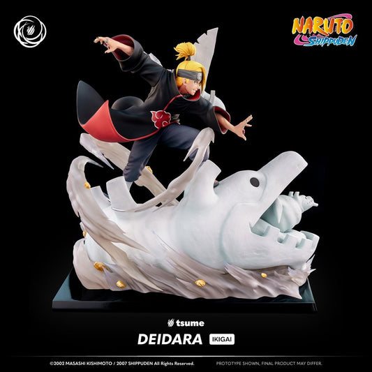 Black Estatuilla Naruto Shippuden | Deidara - Ikigai 1/6 | Tsume Studio (Licenciado) | Tico Ofertas