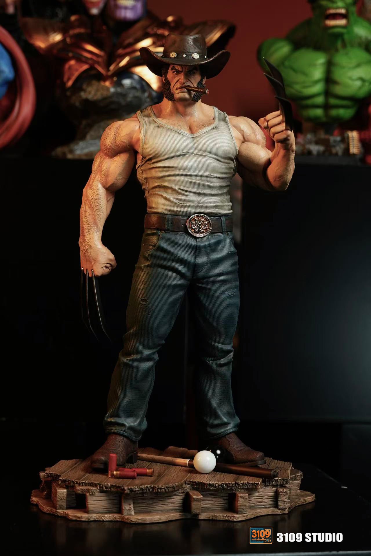 Black Estatuilla Marvel | Wolverine | 3109 Studio | Tienda Anime | Tico Ofertas