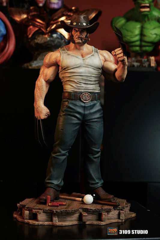 Black Estatuilla Marvel | Wolverine | 3109 Studio | Tienda Anime | Tico Ofertas