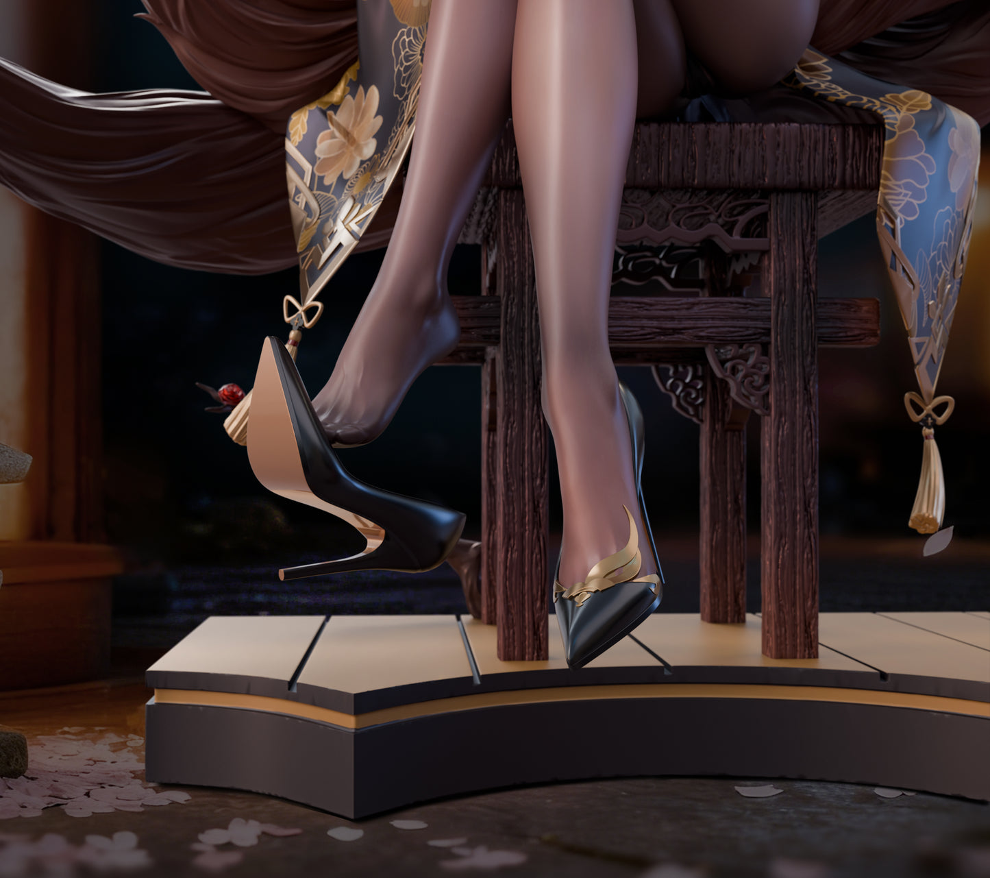 Black Estatuilla Azur Lane | IJN Oumi | YaoMengMeng Studio | Tienda Anime | Tico Ofertas