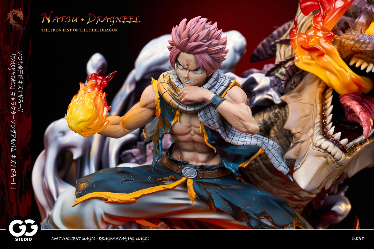 Dark Salmon Estatuilla Fairy Tail | Natsu Dragneel | GuGu Studio (GG) | Tienda Anime | Tico Ofertas