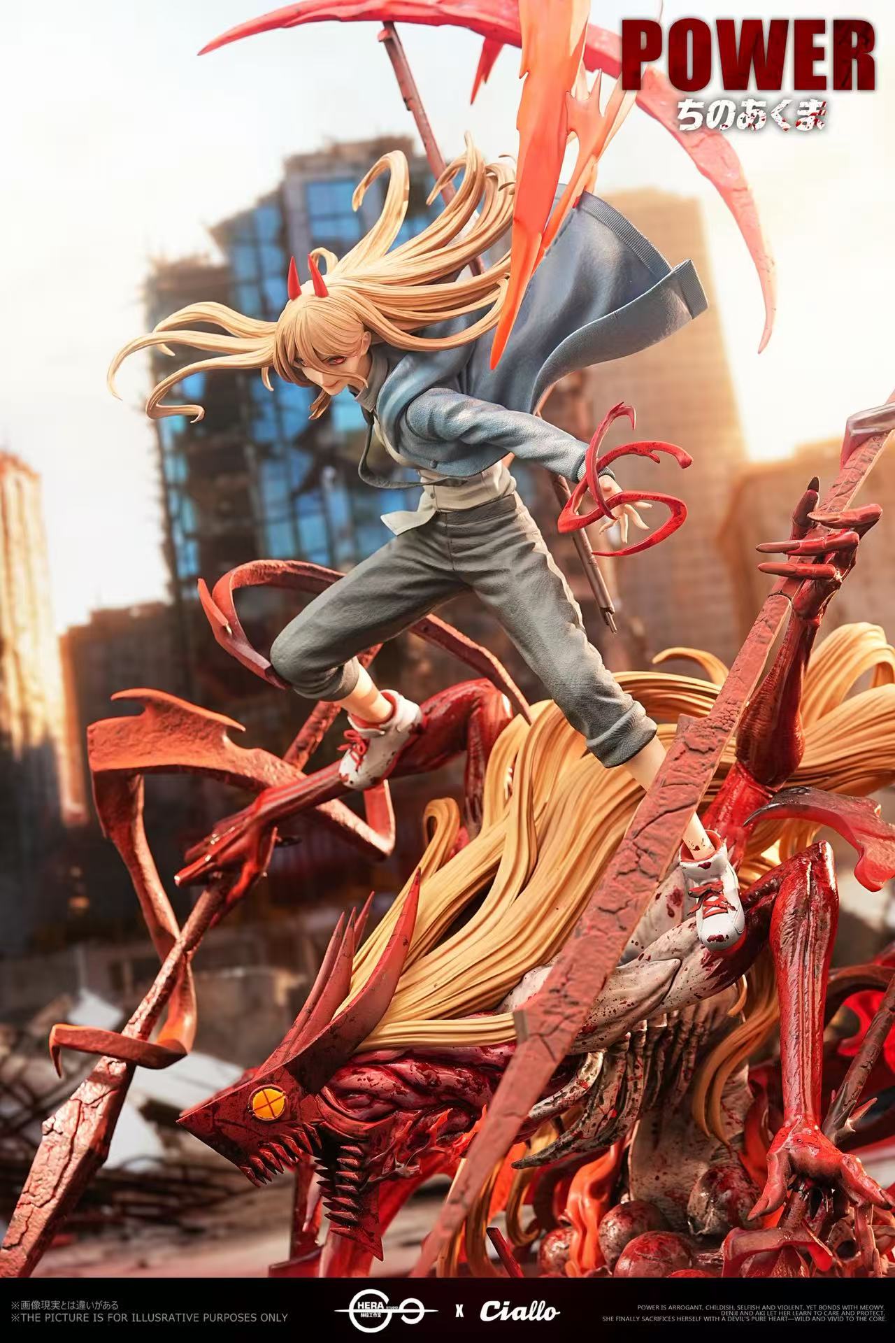 White Smoke Estatuilla Chainsaw Man | Power | Hera Studio | Tienda Anime | Tico Ofertas