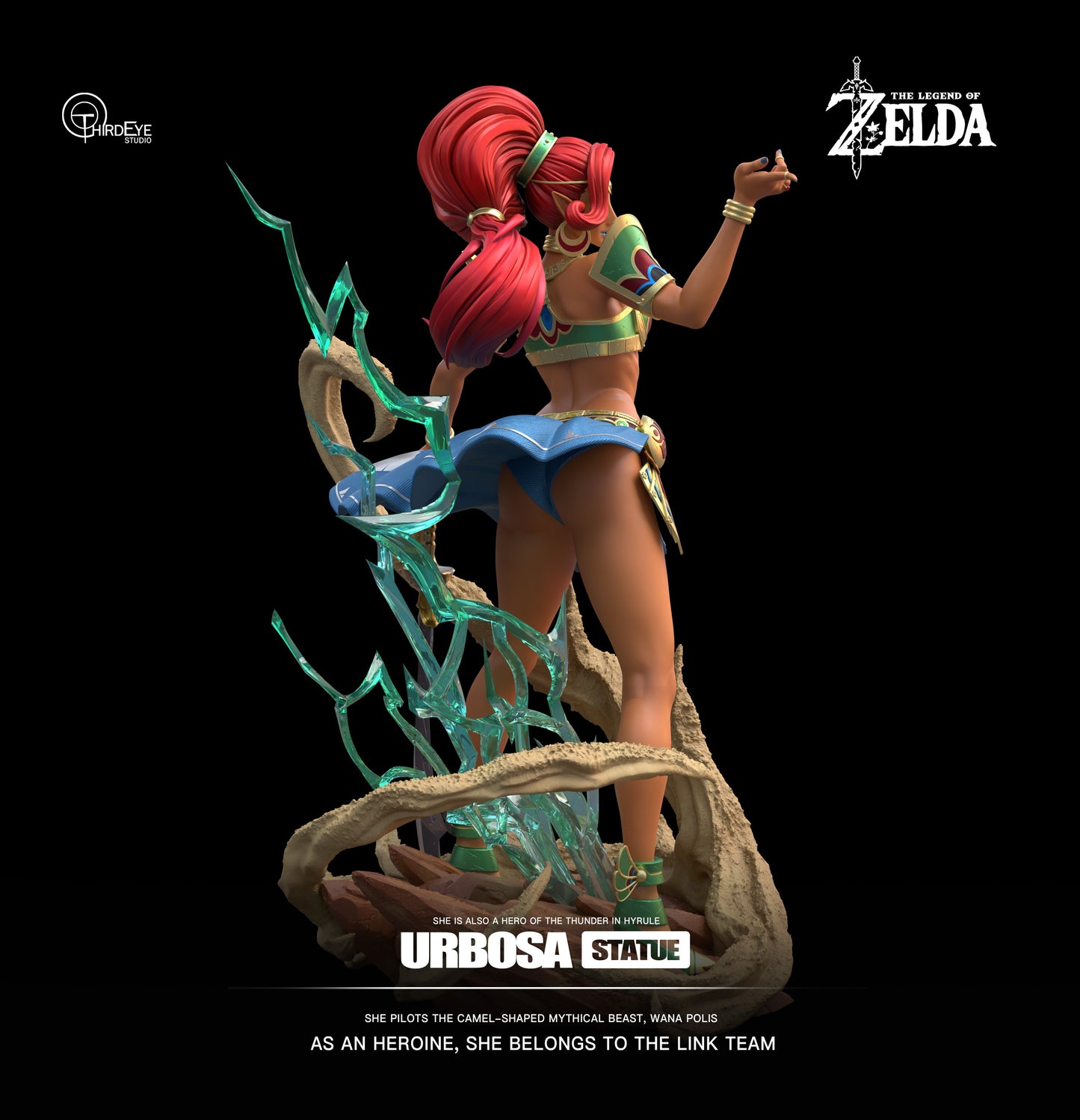 Estatuilla The Legend of Zelda | Urbosa | Tienda Anime | Tico Ofertas Third Eye Studio