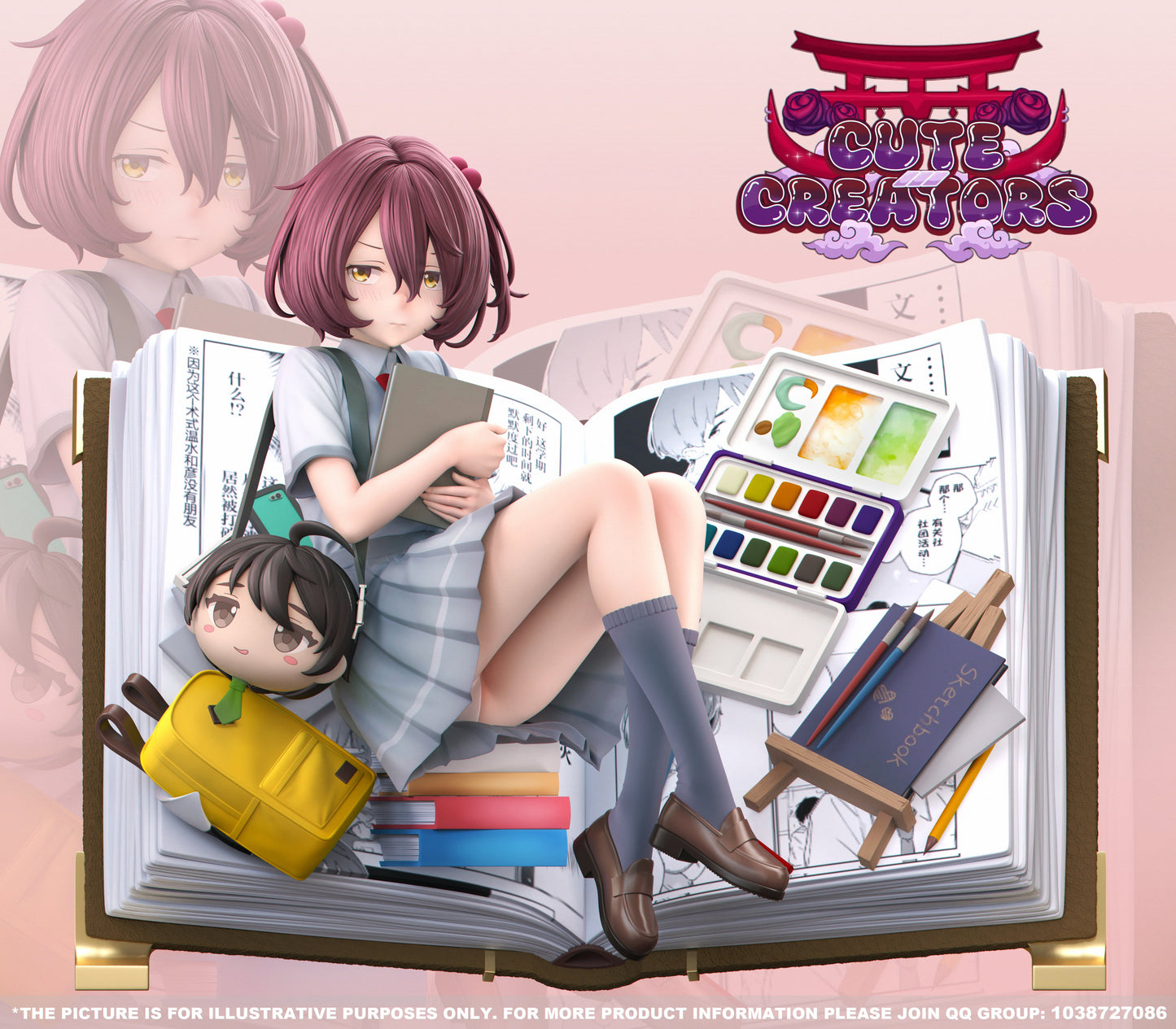Estatuilla Too Many Losing Heroines! | Komari Chika | Cute Creators Studio | Tienda Anime Costa Rica | Tico Ofertas Cute Creators Studio