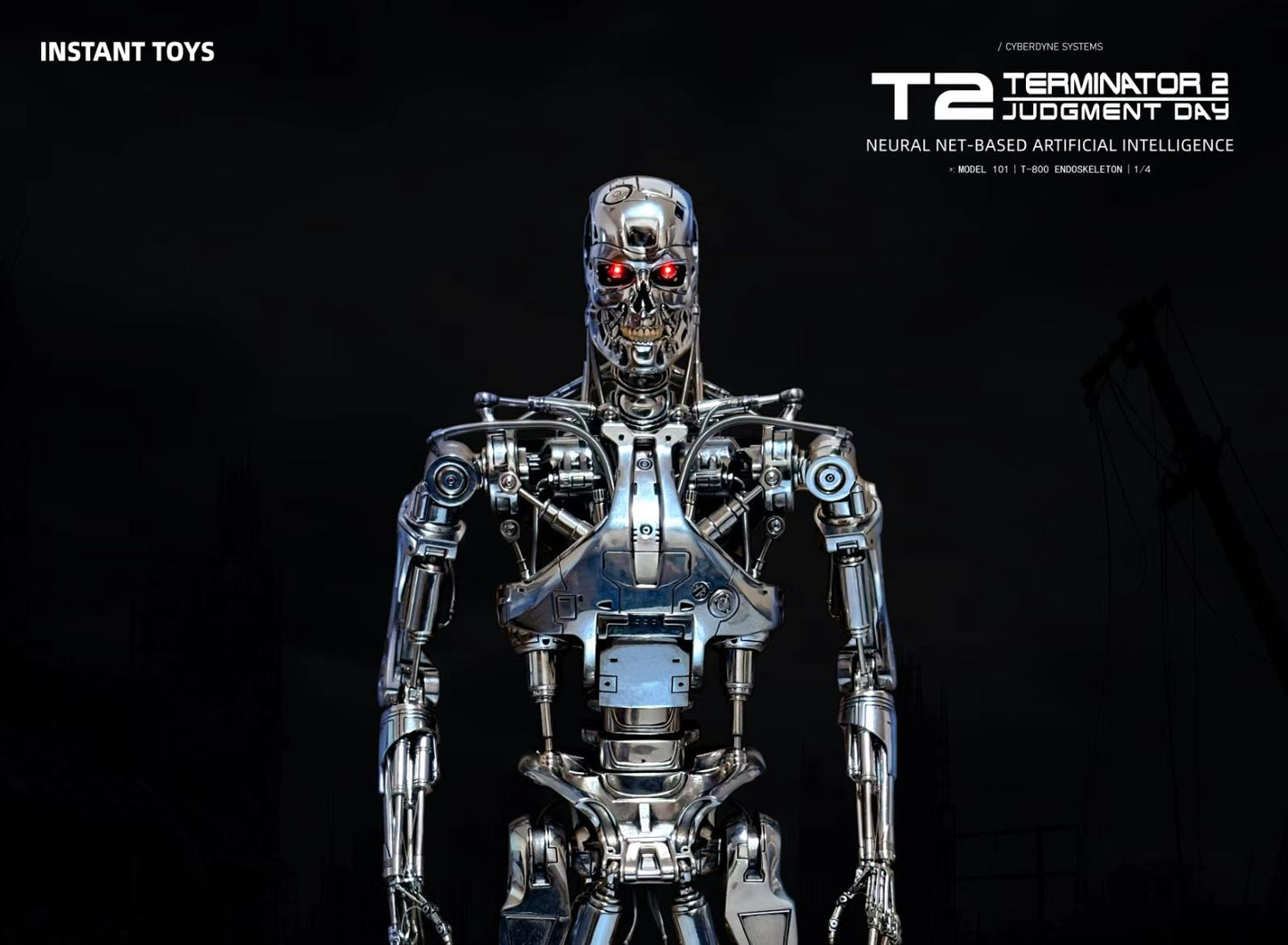 Estatuilla Terminator 2 | Neural Net-Based Artificial Intelligence | INSTANT TOYS | Tienda Anime | Tico Ofertas