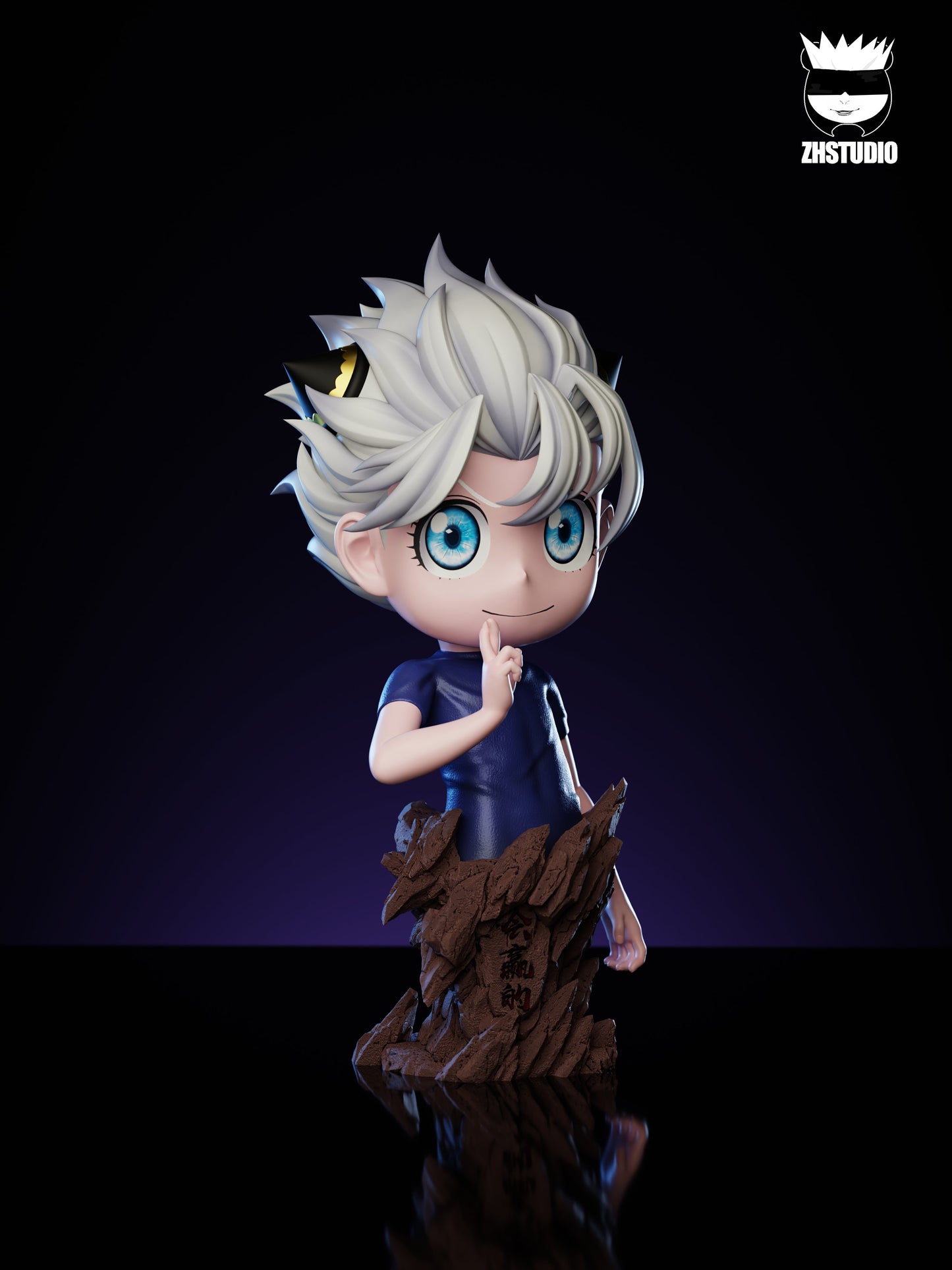 Estatuilla Spy x Family | Anya Forger Cosplay Satoru Gojo GK Statue | ZH Studio | Tienda Anime | Tico Ofertas